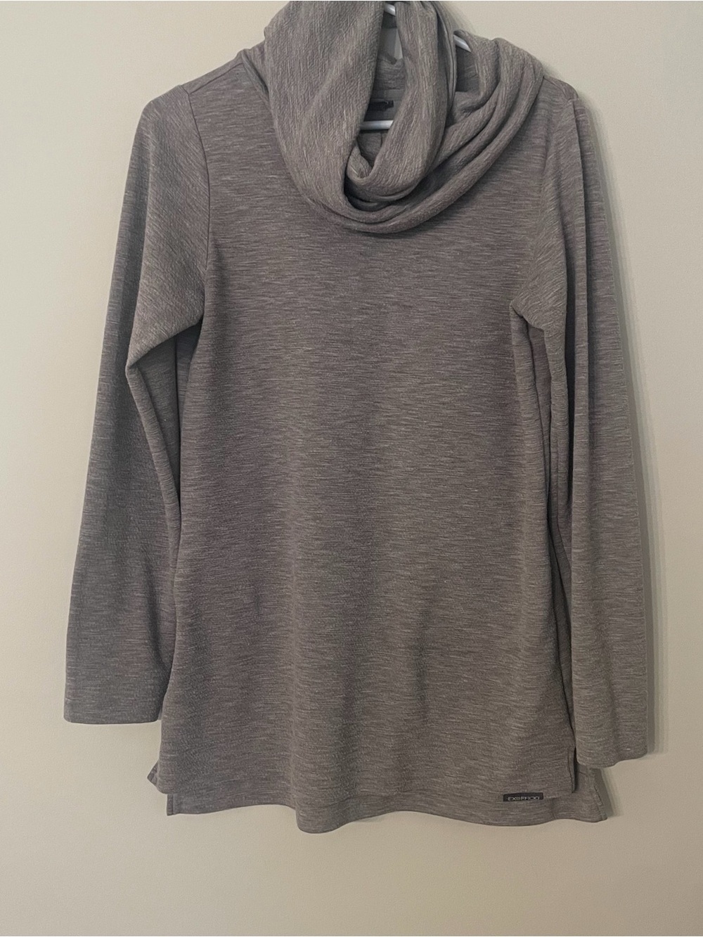 Anthropologie Gray Cowl Neck Long Sleeve Sweater